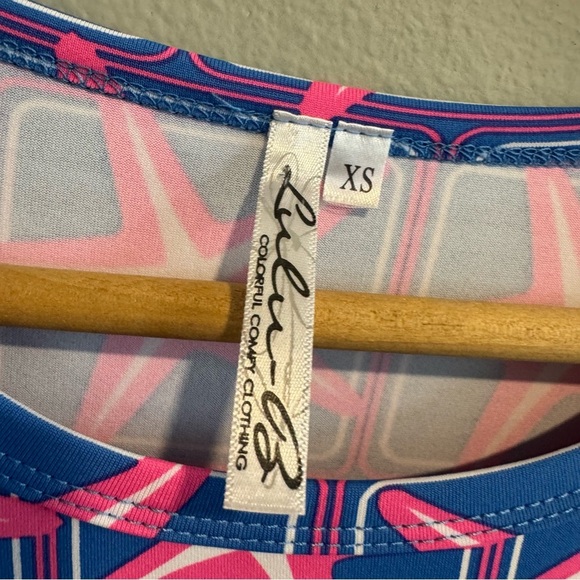 Lulu B Sheath Dress Star Fish Print Beach XS - Picture 4 of 4